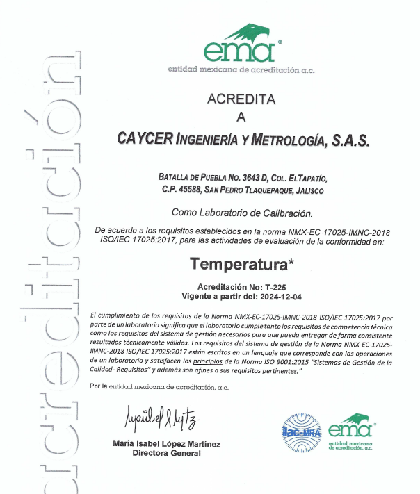 Calibración de Termómetro